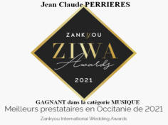 Gagnant Wedding Award 2021 Zankyou.fr