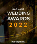 Gagnant Wedding Award 2021 Mariages.net